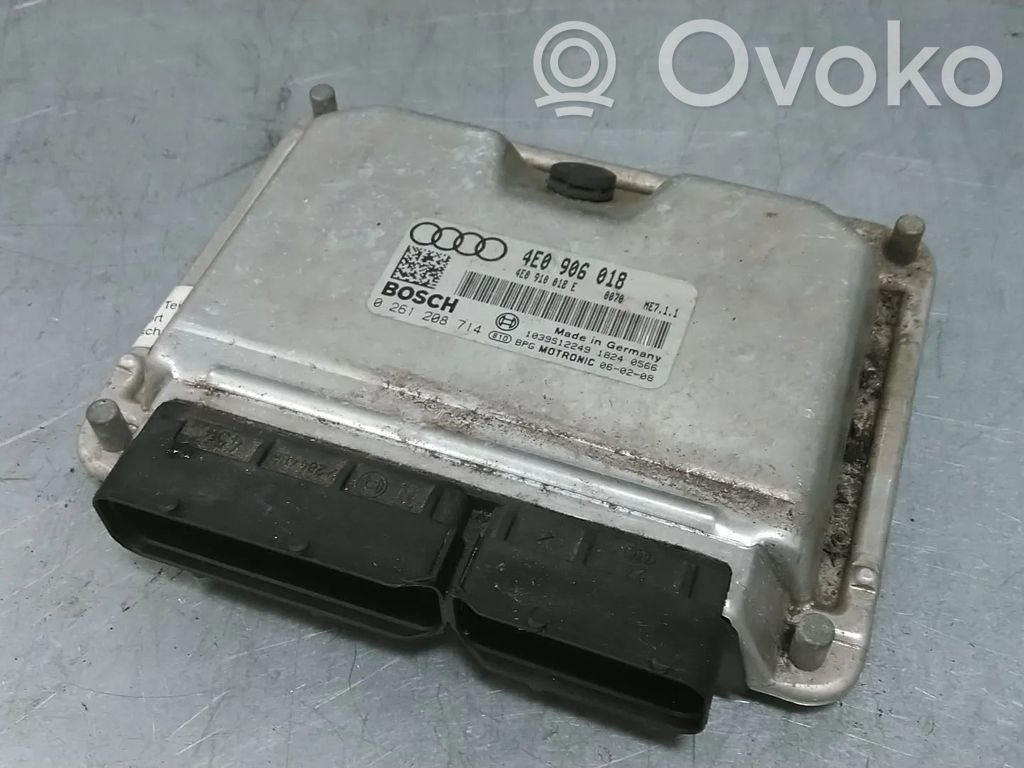 Audi A8 S8 D3 4E Motorsteuergerät/-modul 