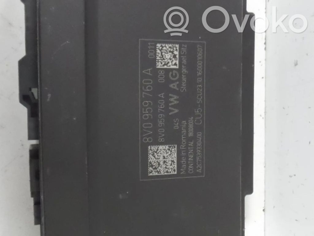 Audi A3 S3 8V Other control units/modules 