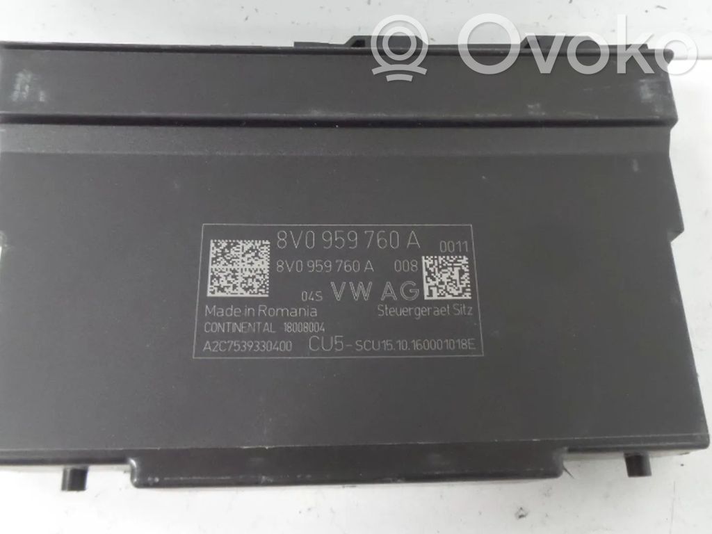 Audi A3 S3 8V Other control units/modules 