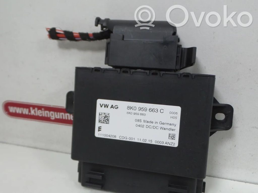 Audi A8 S8 D4 4H Other control units/modules 