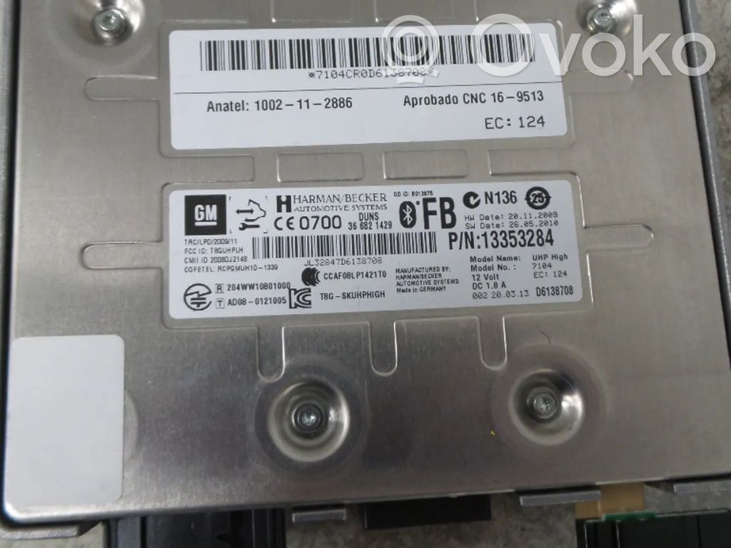 Autres unités de commande / modules   13353284,1788269,A17DTE