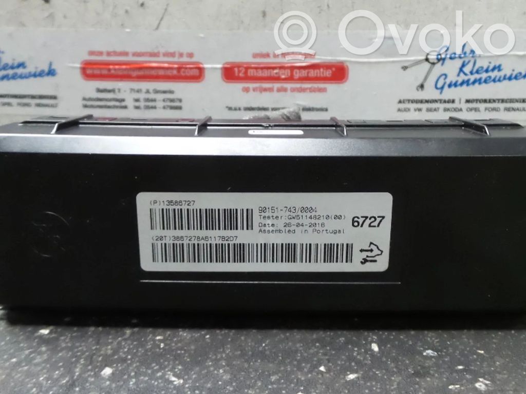 Opel Zafira C Inne komputery / moduły / sterowniki 