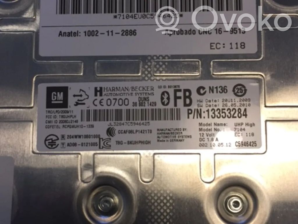 Autres unités de commande / modules   13353284,1788269,A14NET