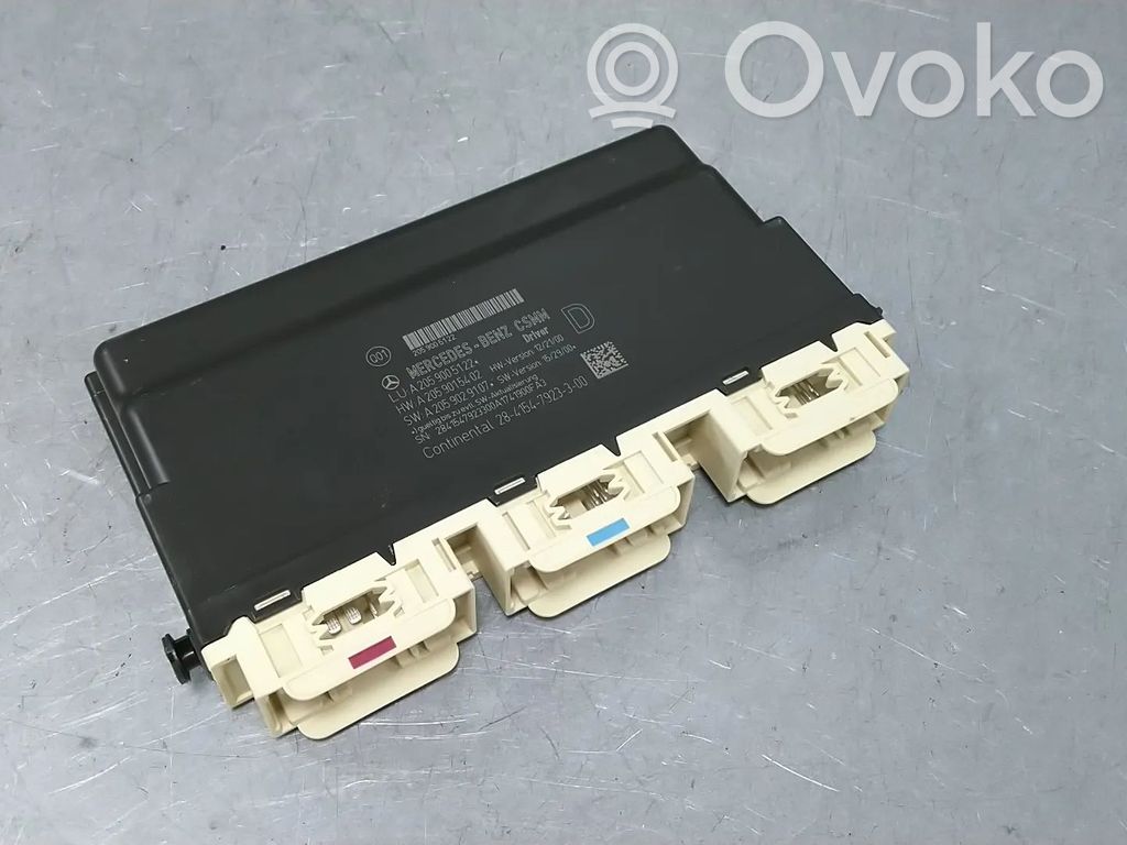 Mercedes-Benz C W205 Autres unités de commande / modules 