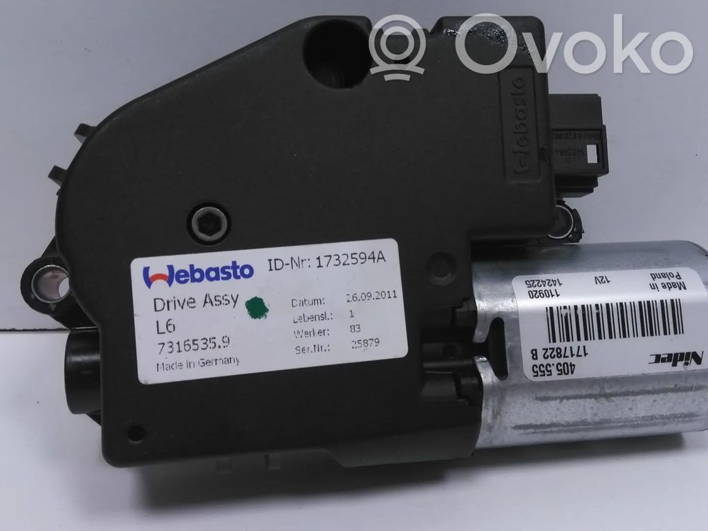 BMW 7 F01 F02 F03 F04 Motor/actuator trapă 