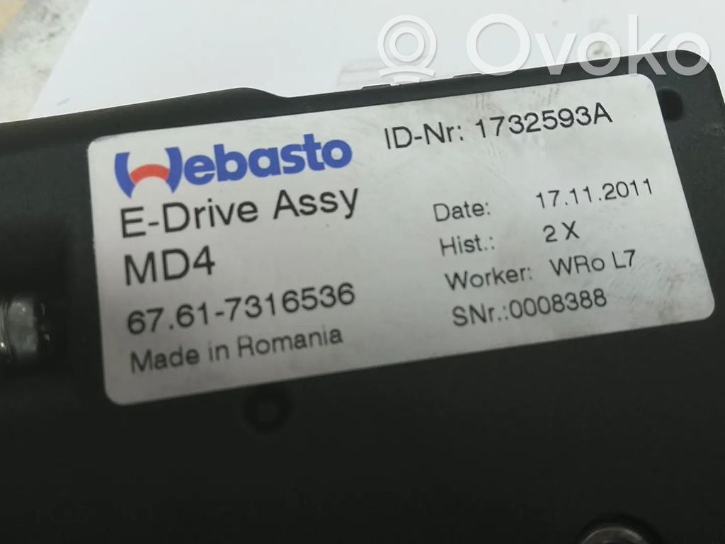 BMW 1 F20 F21 Motor/actuator trapă 
