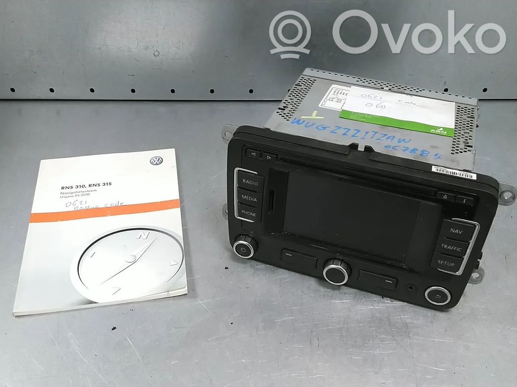 Volkswagen Polo V 6R Unità di navigazione lettore CD/DVD 