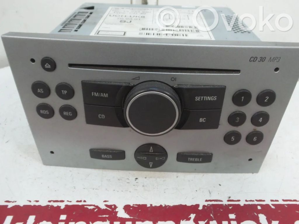 Opel Meriva A Unidad delantera de radio/CD/DVD/GPS 