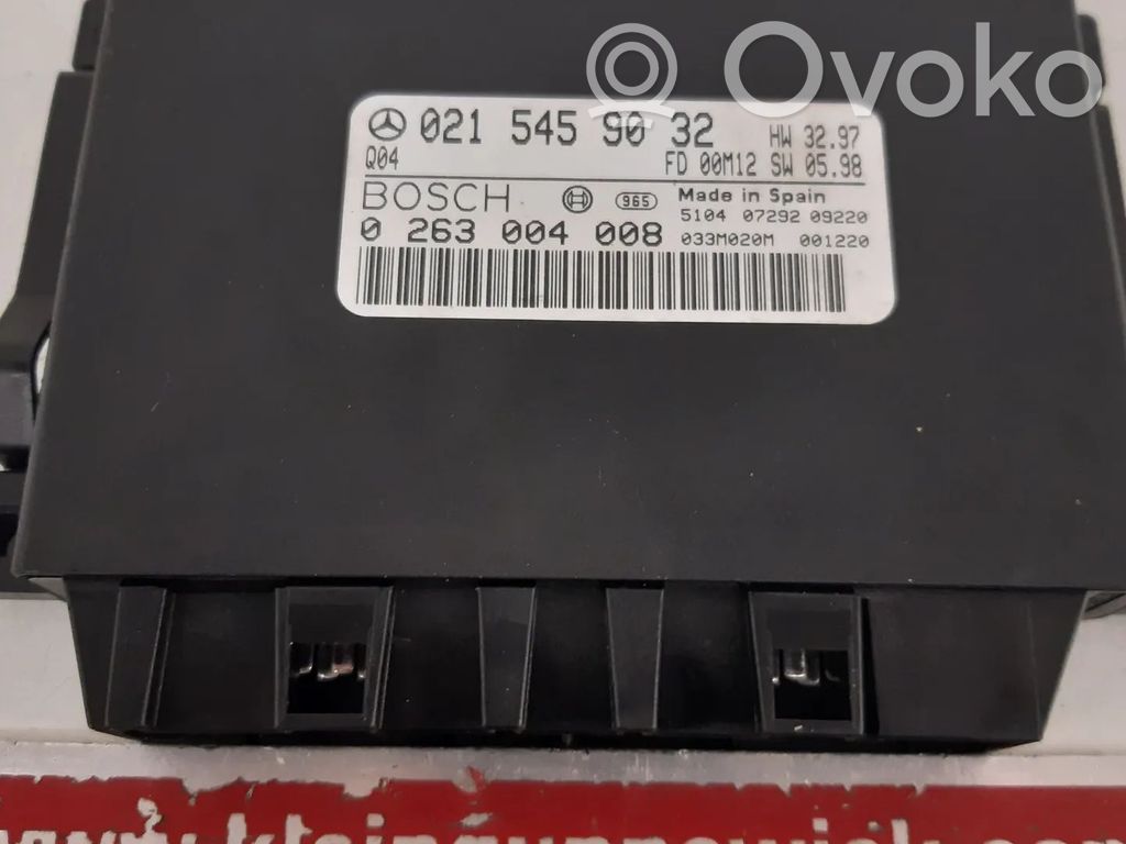 Mercedes-Benz CLK A208 C208 Unitate/modul de comandă parcare PDC 