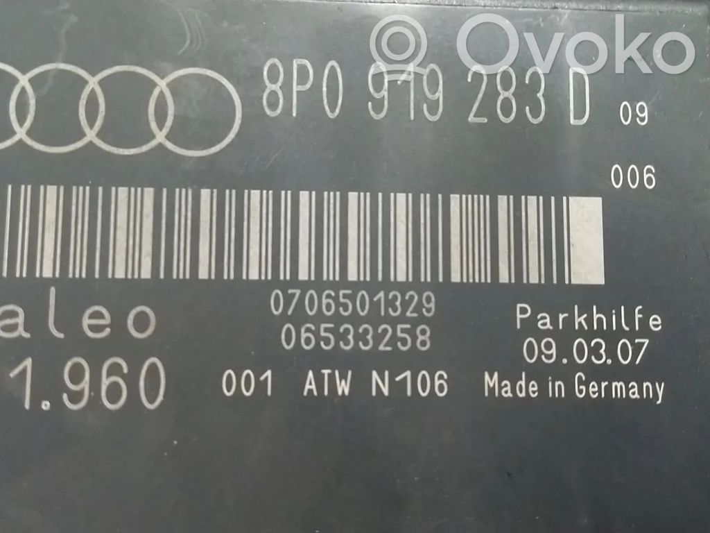 Audi A3 S3 8P Unitate/modul de comandă parcare PDC 