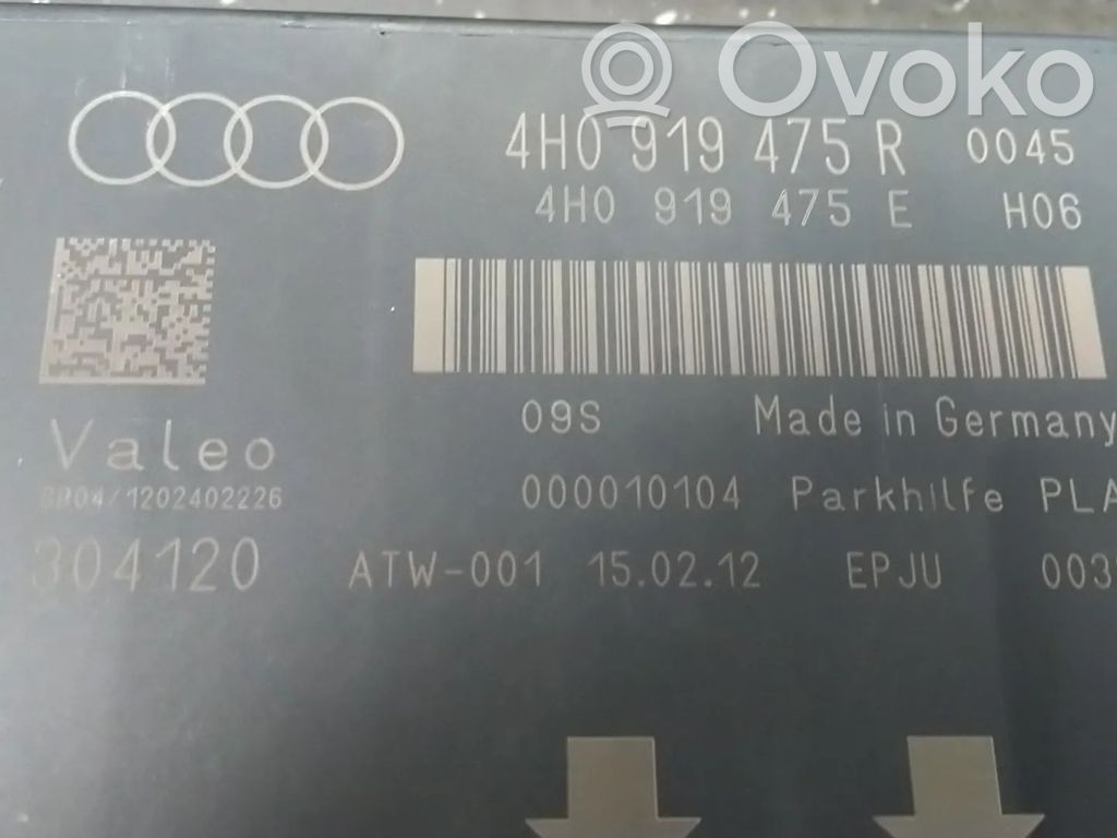 Audi A6 S6 C7 4G Parking PDC control unit/module 