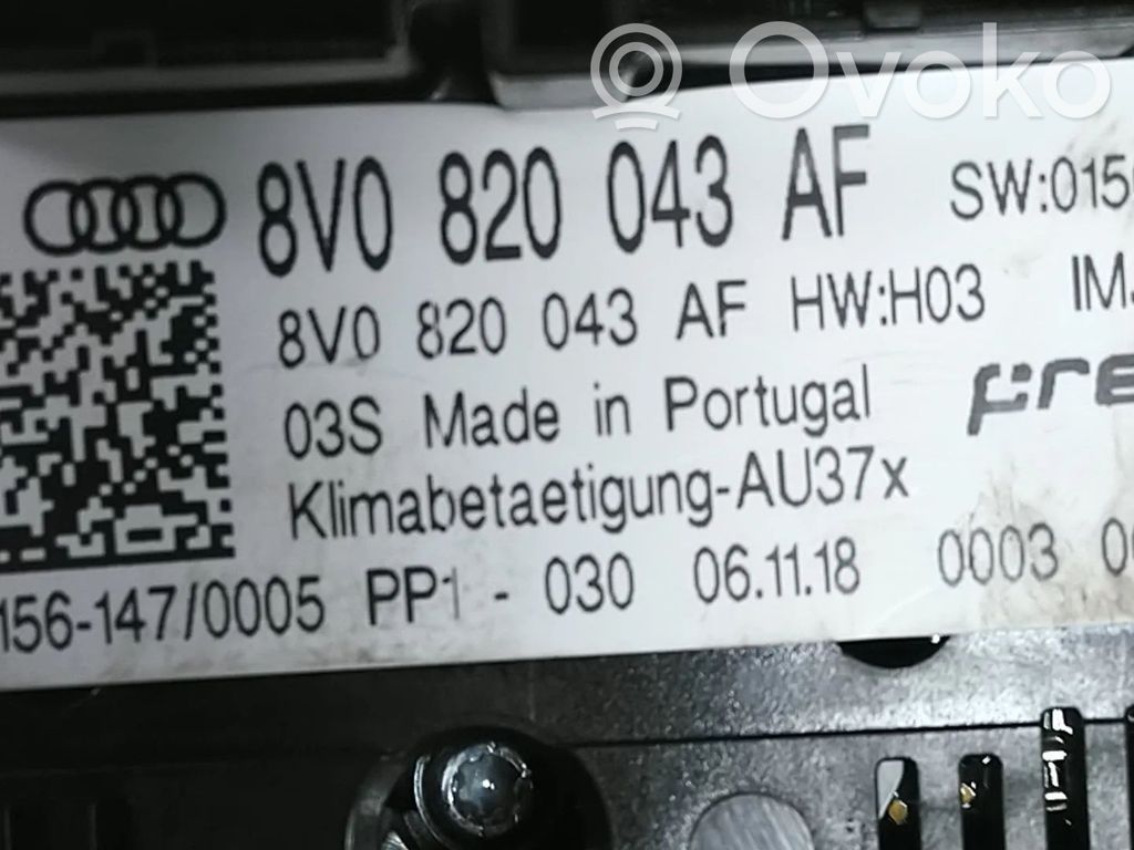 Audi A3 S3 8V Unitate control climatizare 