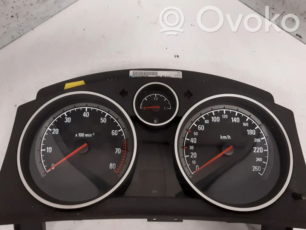 Opel Astra H Vitezometru (grup de instrumente) 