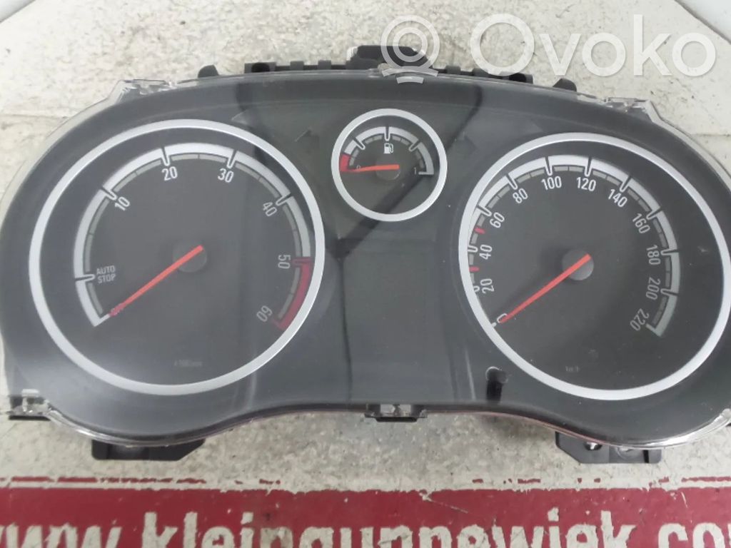 Opel Corsa D Speedometer (instrument cluster) 