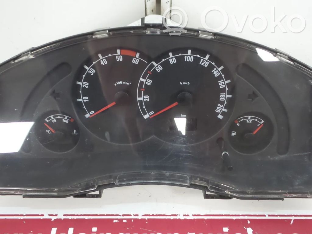 Opel Meriva A Velocímetro (tablero de instrumentos) 