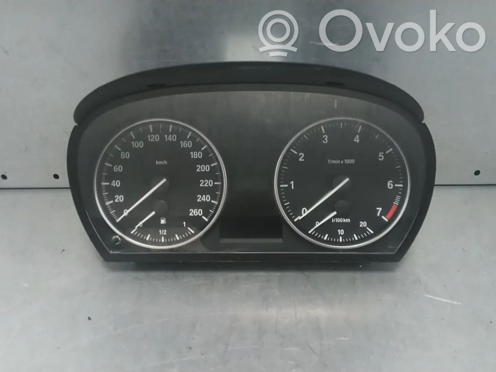 BMW 3 E90 E91 Speedometer (instrument cluster) 