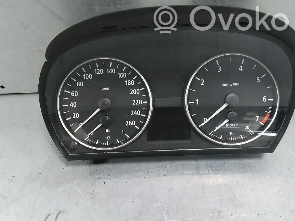 BMW 3 E90 E91 Speedometer (instrument cluster) 