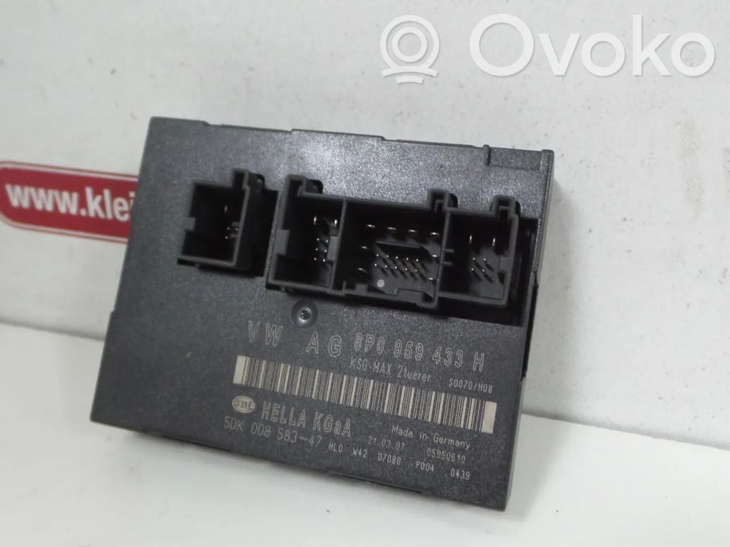 Audi A3 S3 8P Durvju vadības bloks 