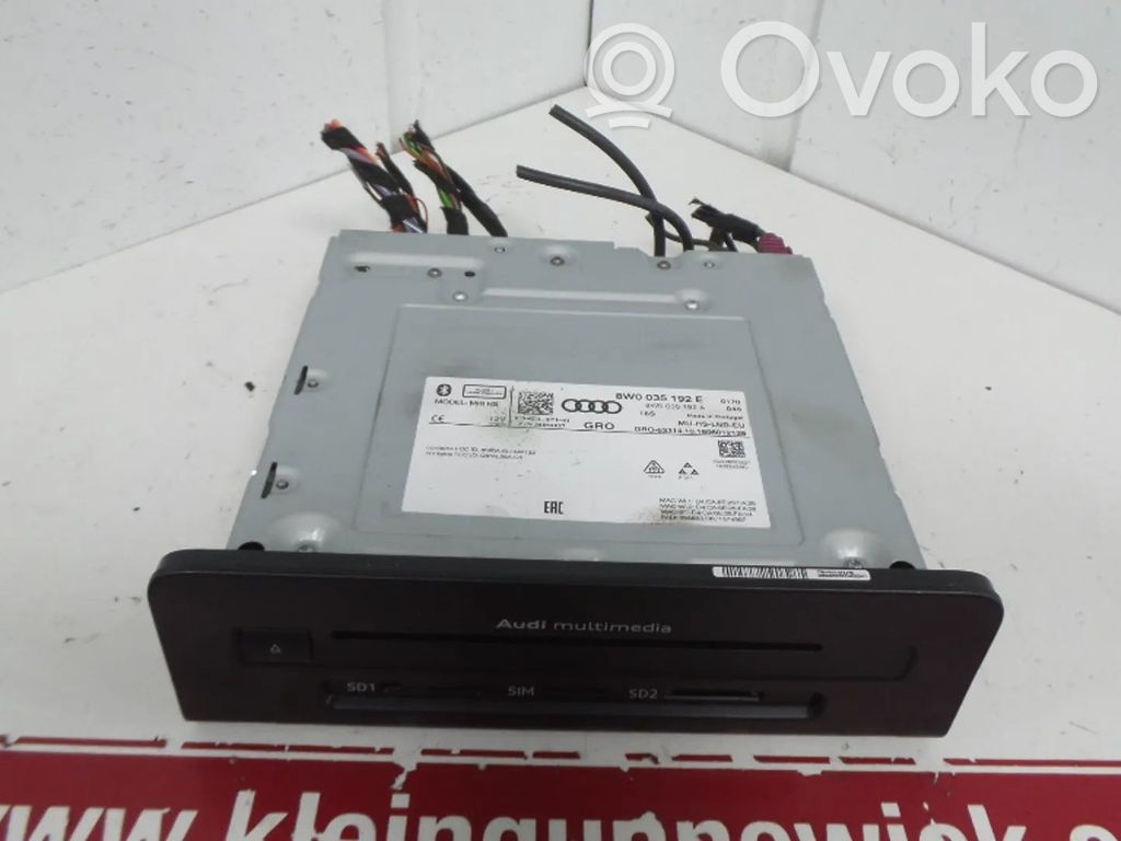 Audi A4 S4 B9 Head unit multimedia control 