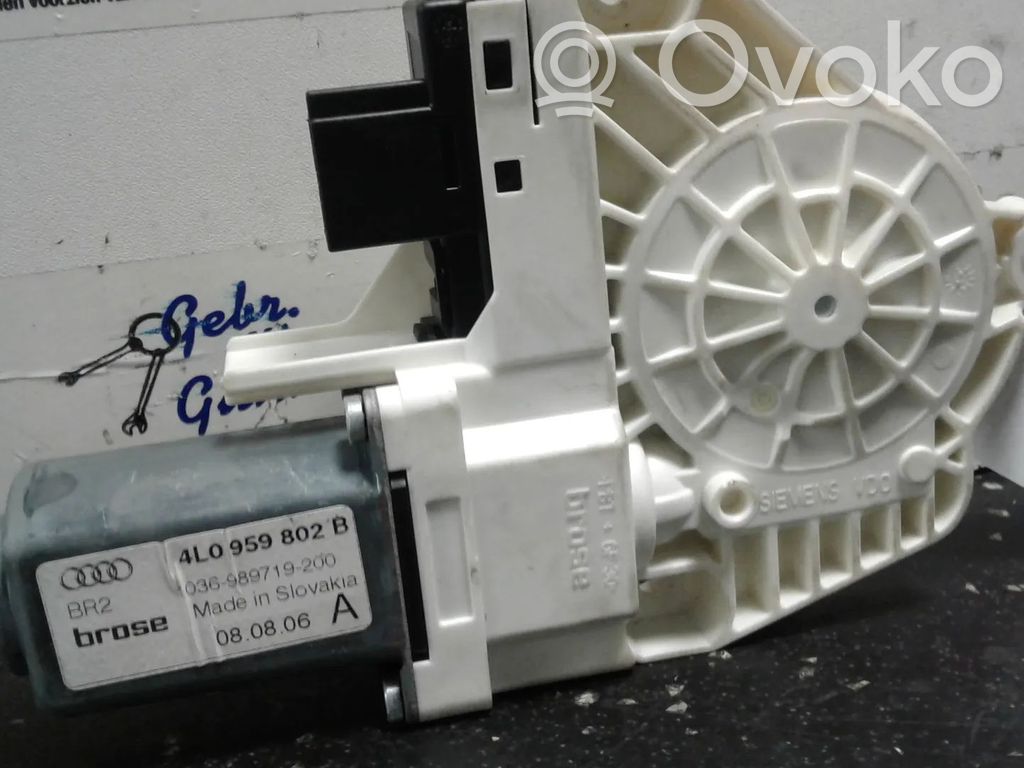 Audi Q7 4L Moteur de lève-vitre de porte avant 