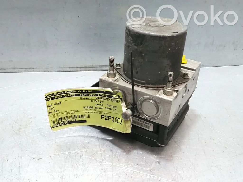 Audi A6 S6 C6 4F Bomba de ABS 