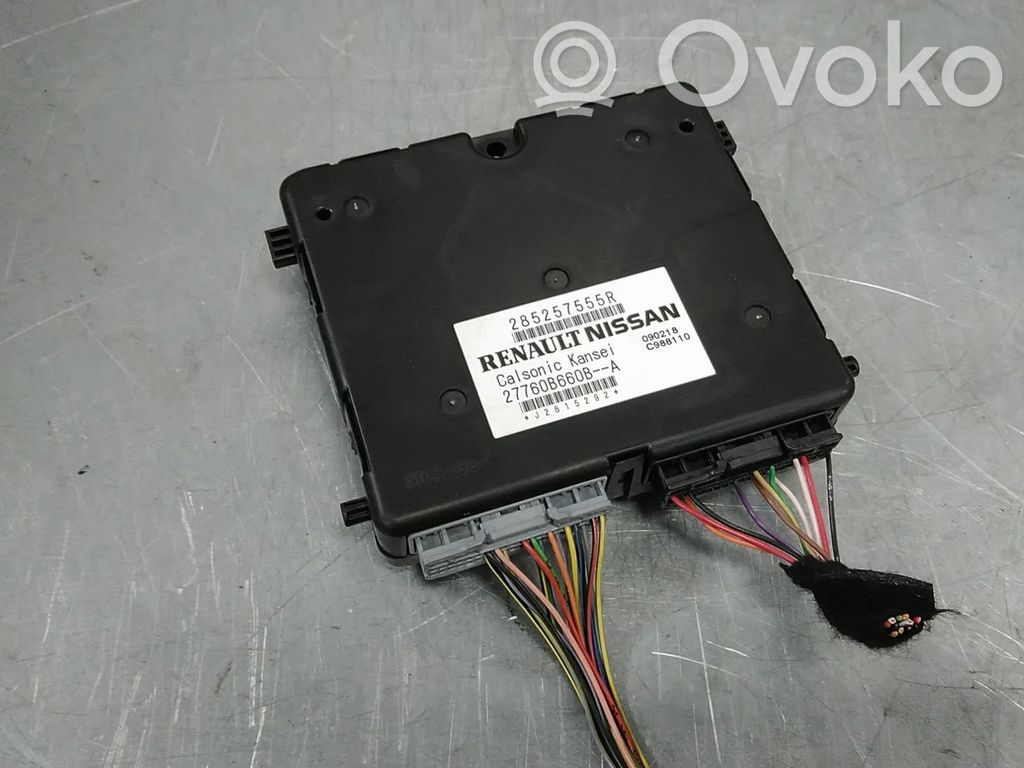 Renault Clio IV Air conditioning/heating control unit 