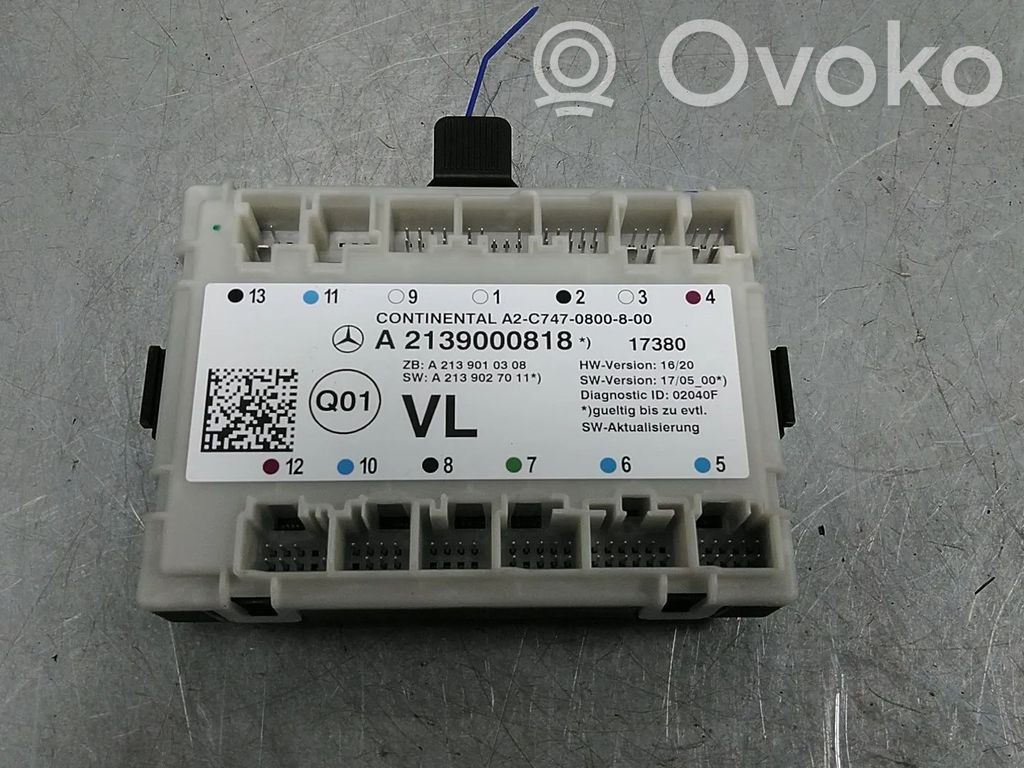 Mercedes-Benz E W213 Door control unit/module 