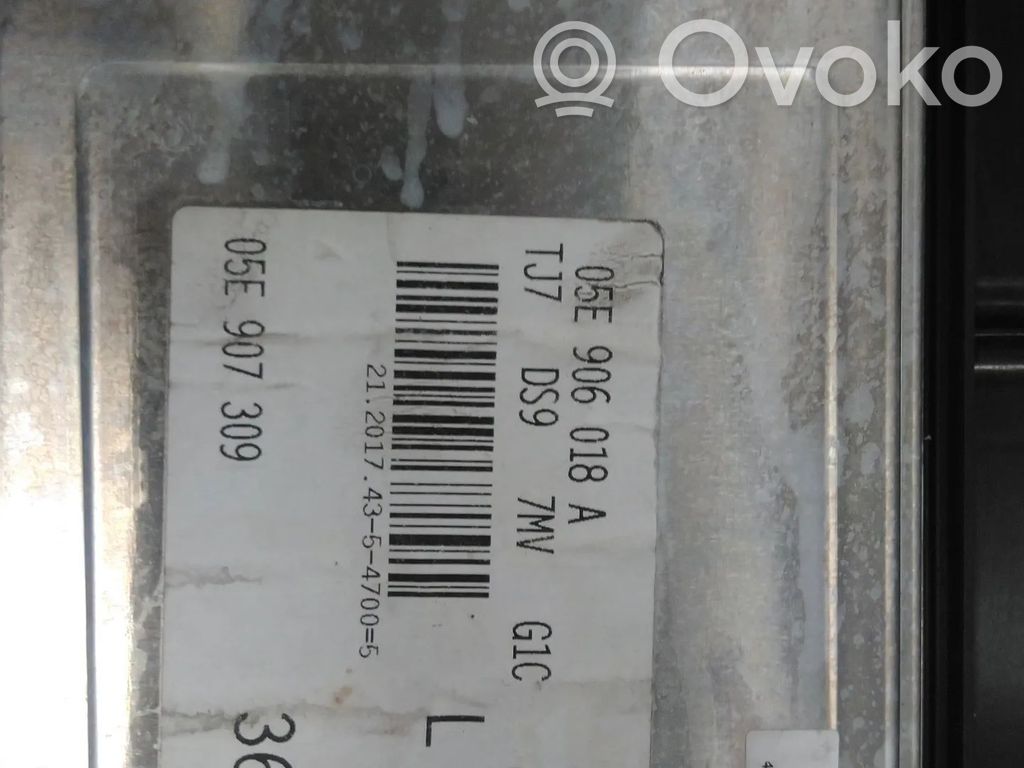 Engine control unit/module   05E906018A,0261S16449,05E906018A8V0,05E907309,DADA