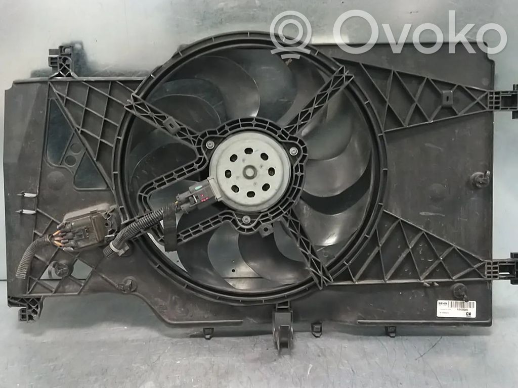 Opel Meriva B Osłona wentylatora chłodnicy 