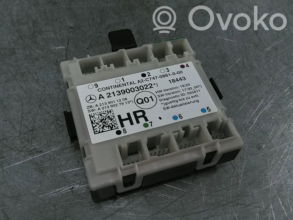 Unidad de control/módulo de la puerta   A2139003022