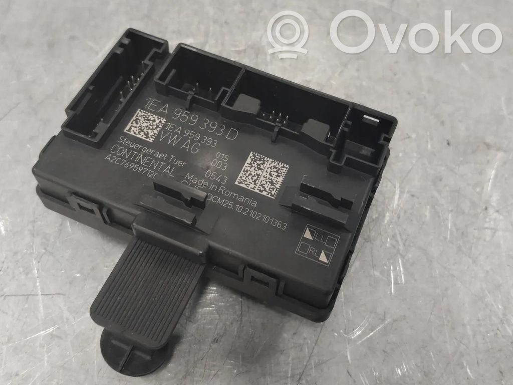 Volkswagen ID.3 Unité de commande module de porte 