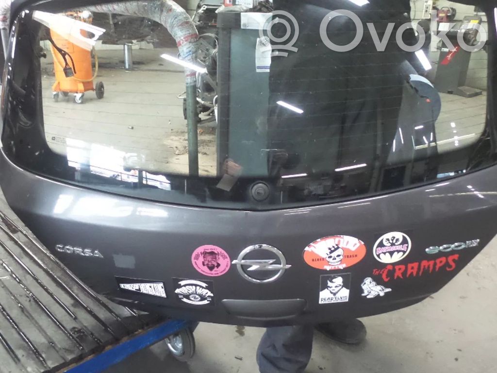 Opel Corsa D Tylna klapa bagażnika 