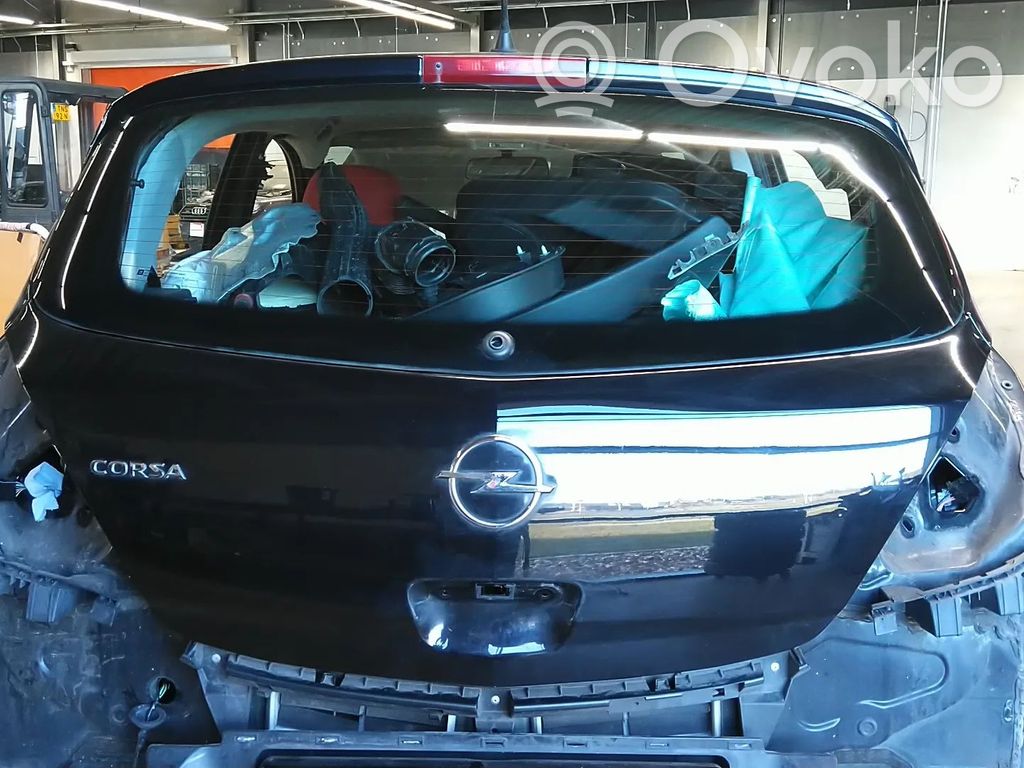 Opel Corsa D Tylna klapa bagażnika 