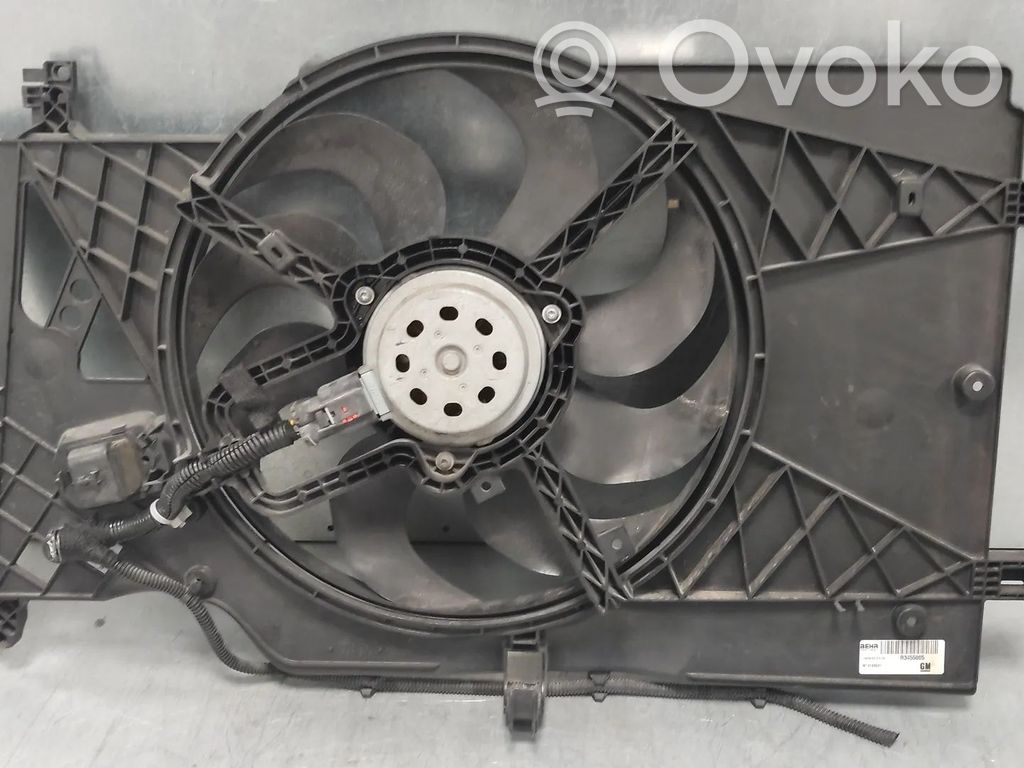 Opel Meriva B Osłona wentylatora chłodnicy 