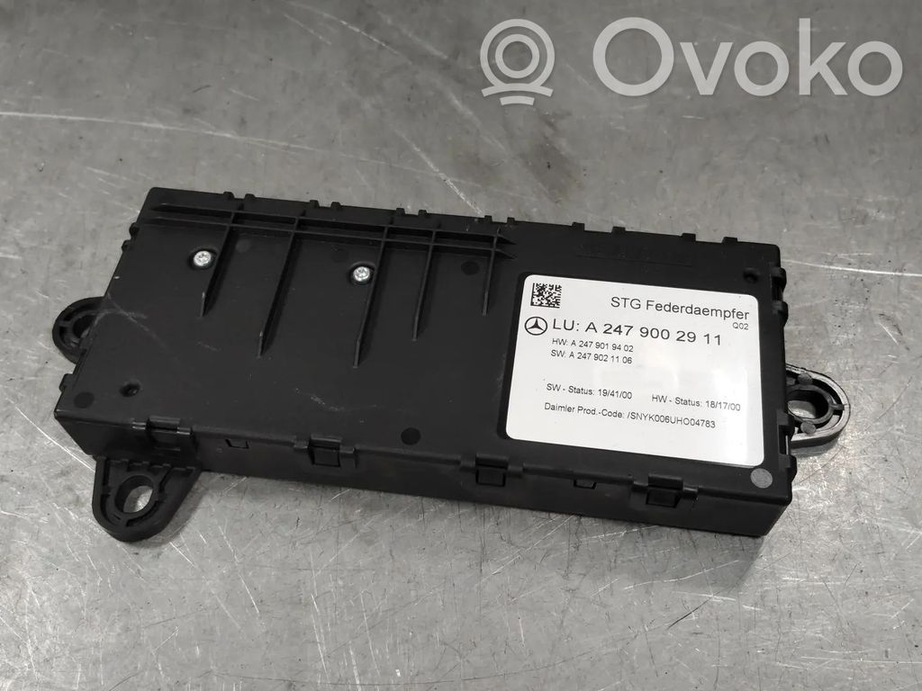 Mercedes-Benz B W247 Unidad de control/módulo de la suspensión 