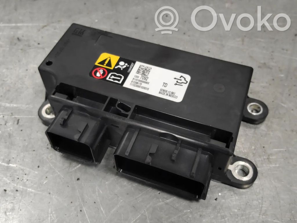 Centralina/modulo airbag   13597092,13593287