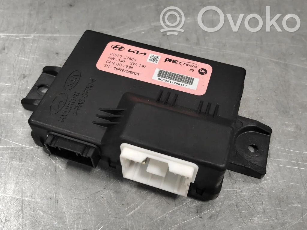 Tailgate/trunk control unit/module   81870J7860