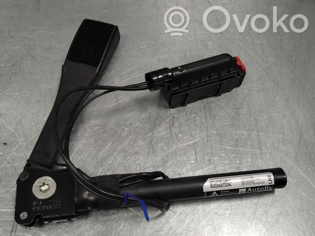 Opel Corsa E Hebilla del cinturón delantero 