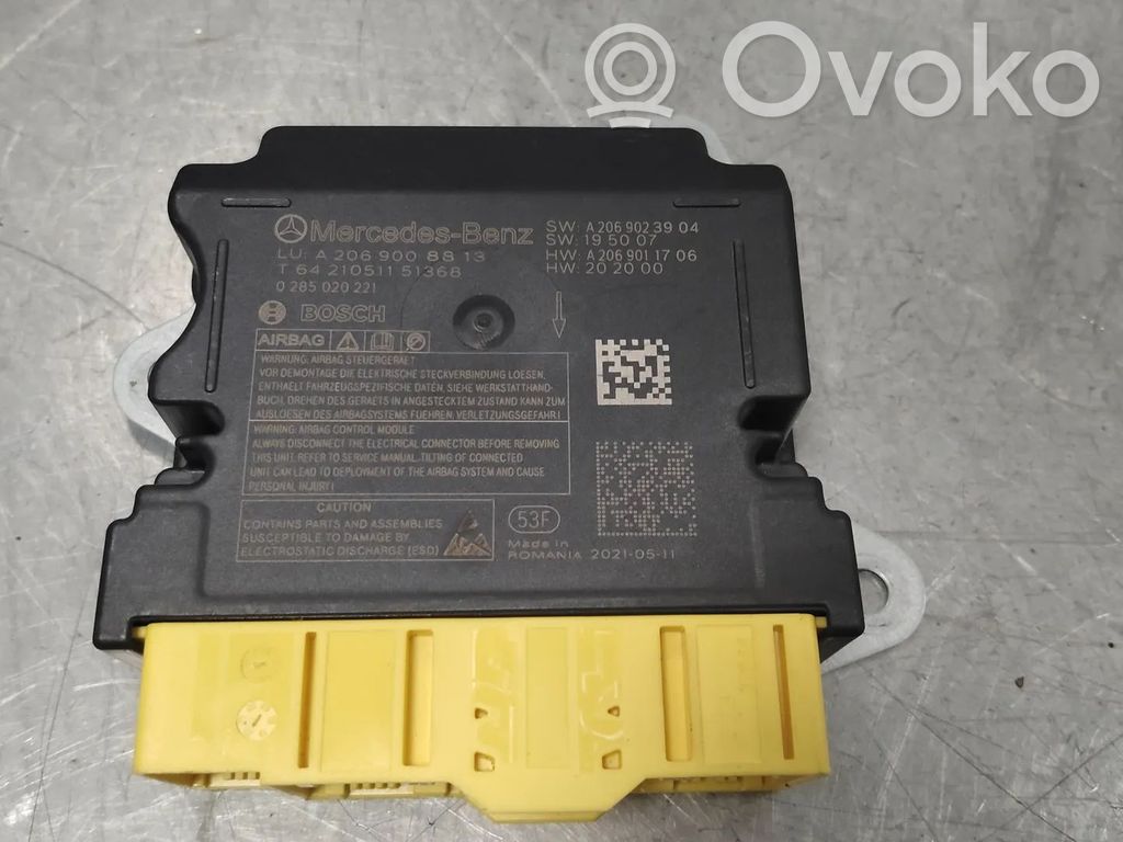 Mercedes-Benz C W206 Unitate/modul de comandă airbaguri