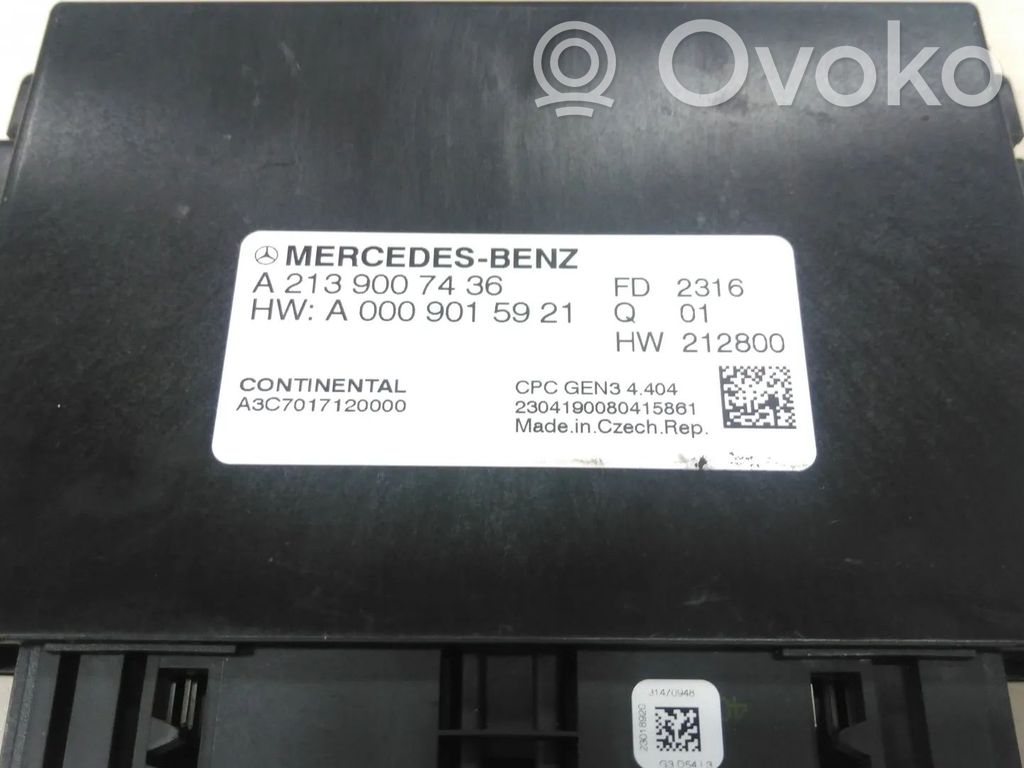 Mercedes-Benz A W177 Altre centraline/moduli 