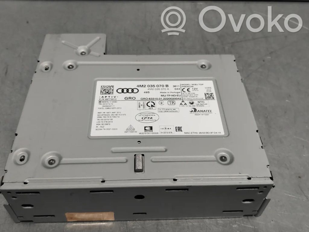 Audi e-tron Modul comenzi multimedia 