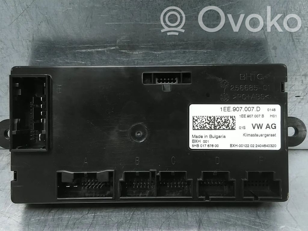 Audi Q4 Sportback e-tron Air conditioning/heating control unit 