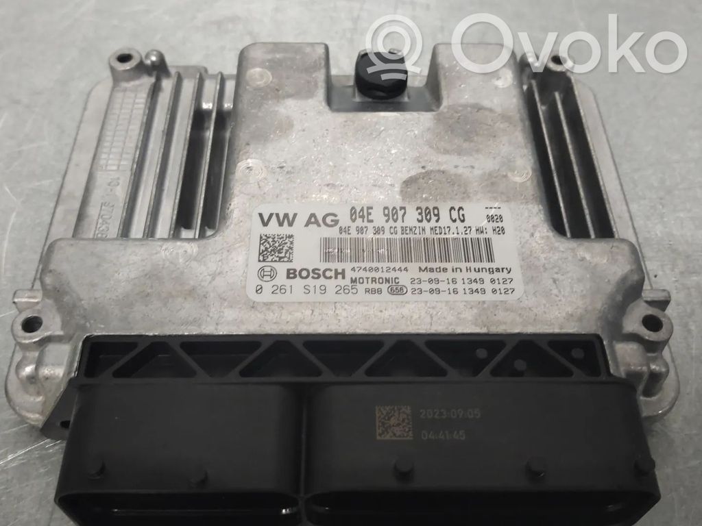 Engine control unit/module   04E906024E,0261S19265,04E907309CG,DGEB