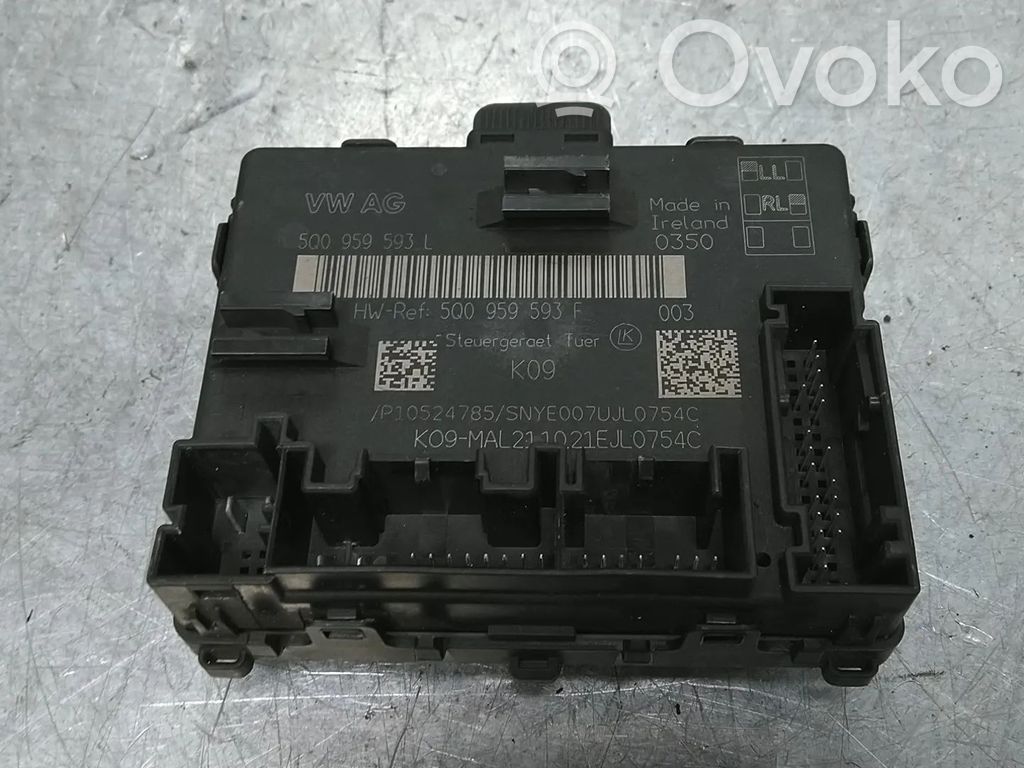 Unidad de control/módulo de la puerta   5Q0959593L