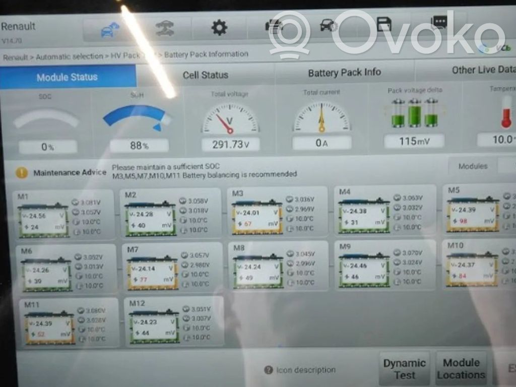 Renault Zoe Bateria do samochodu elektrycznego / hybrydowego 