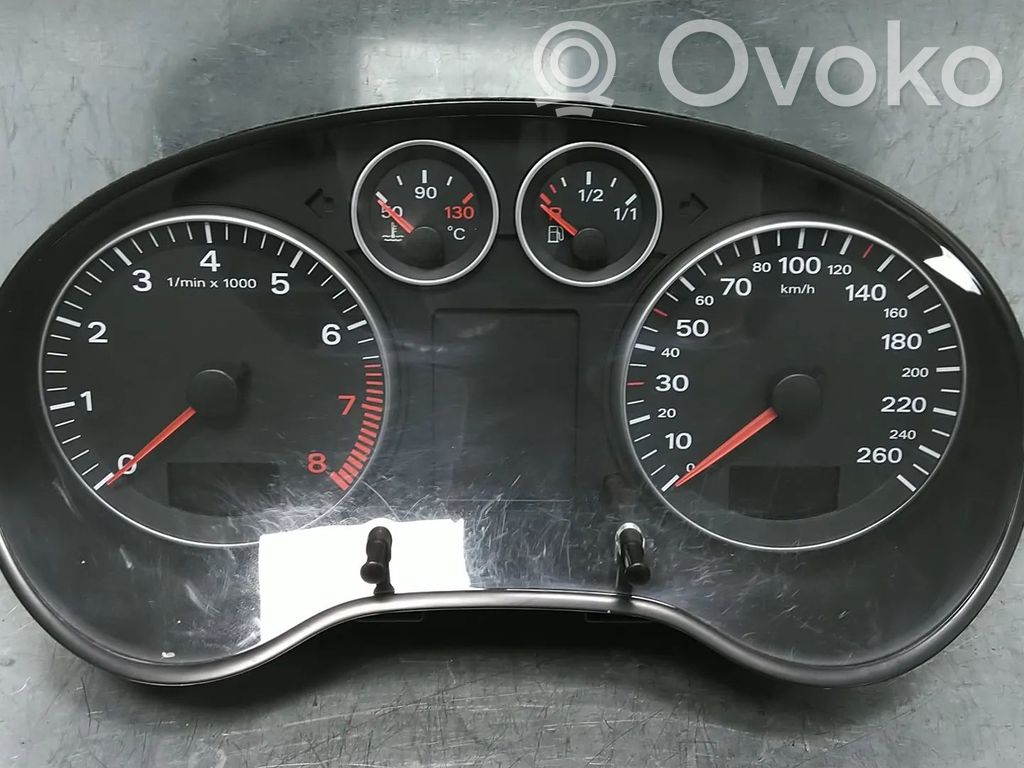 Audi A3 S3 8P Geschwindigkeitsmesser Cockpit 