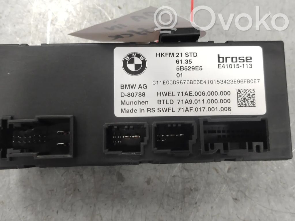 BMW iX1 Unitate/modul comandă hayon/portbagaj 