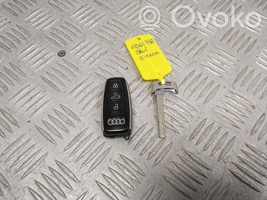 Audi e-tron Ignition key/card 