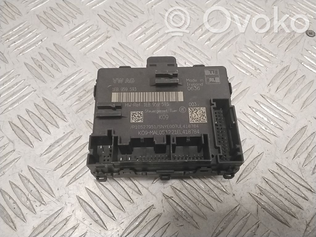 Skoda Enyaq iV Unité de commande module de porte 