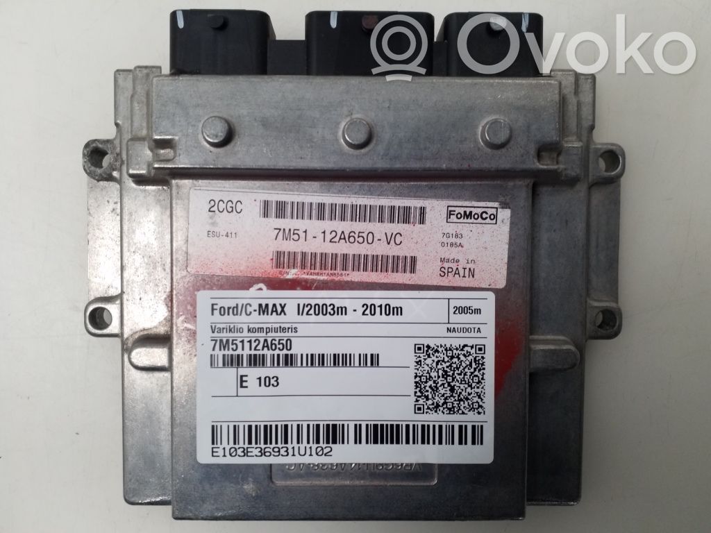 Engine control unit/module   7M5112A650